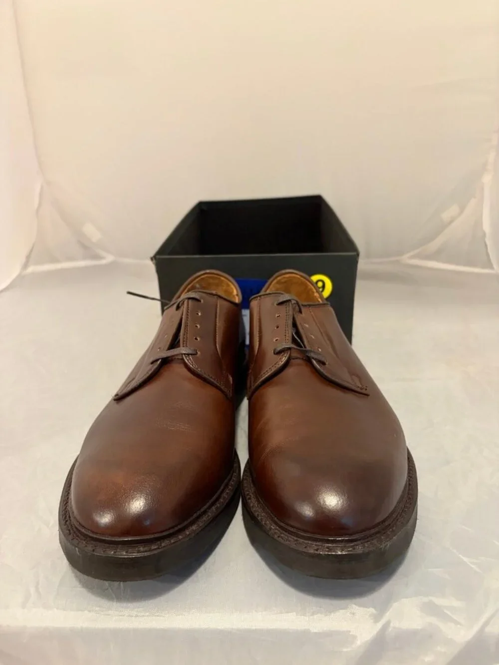 Allen Edmonds Drake Mahogany LE leather brown men’s dress shoes size 9 3E 6562S